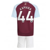 Aston Villa Boubacar Kamara #44 Hjemmedraktsett Barn 2024-25 Kortermet (+ Korte bukser)